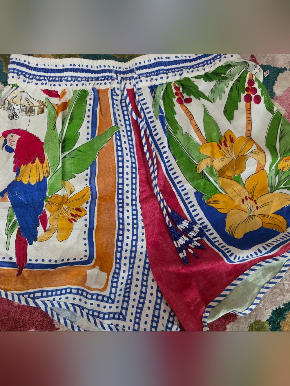 Farm Rio Linen Blend Tropical Set - Picture 8 of 9
